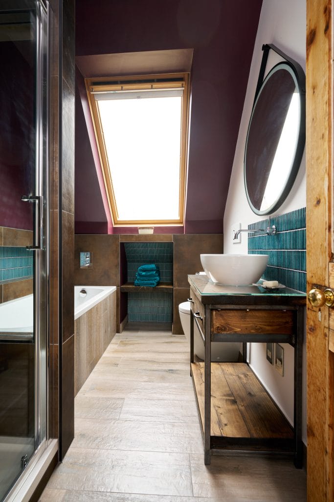Roof Window in Bathroom