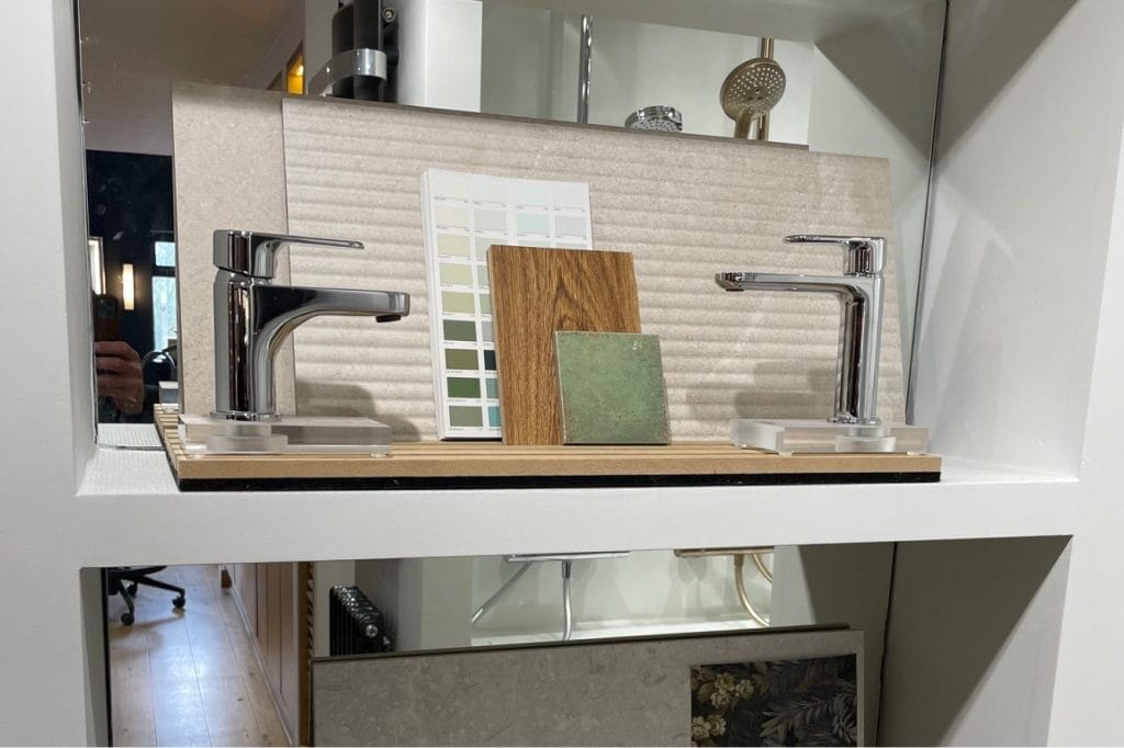 Taps from the companies showroom